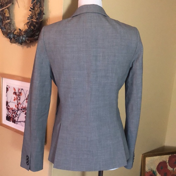 BANANA REPUBLIC  size 4 Stretch Wool Classic Gray Career Timeless Lined $188 EU - Picture 4 of 16